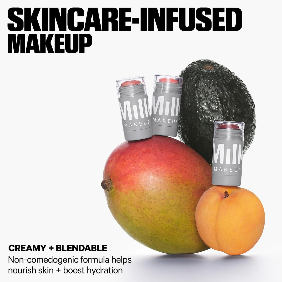 Milk Makeup Lip + Cheek Multi-Use Cream Stick with Satin or Matte Finish