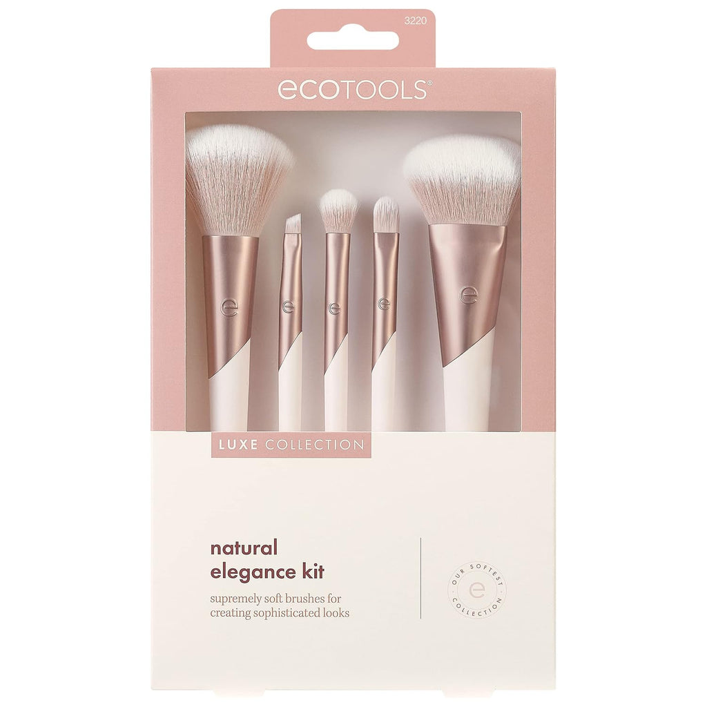EcoTools Luxe Natural Elegance Face Makeup & Foundation Brush Set