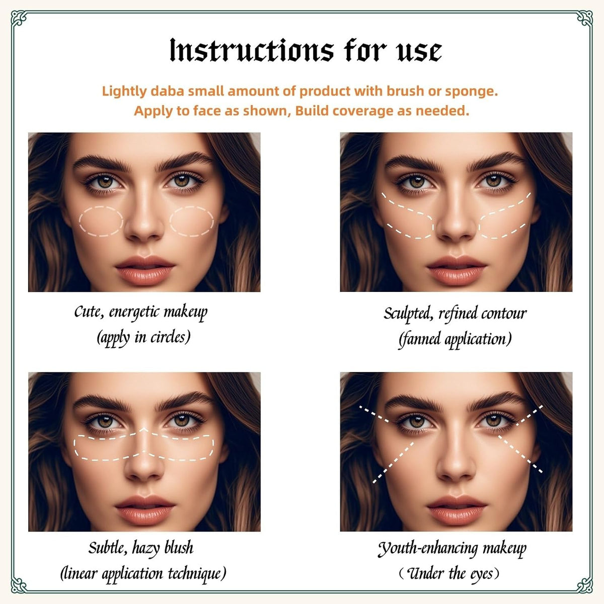 3-in-1 Matte Powder Blush Palette with Pro Brush – Versatile Face Makeup Contour Kit for All Skin Tones – Long-Lasting, Blendable Cheek Color Trio – Travel Size for Natural Beauty