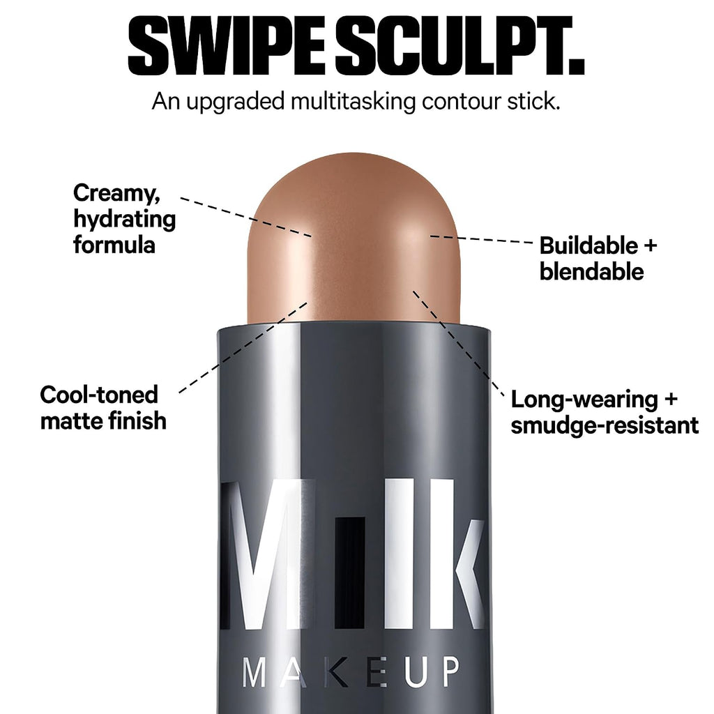 Milk Makeup Quick Sculpt Creamy Matte Contour Stick – Buildable + Blendable