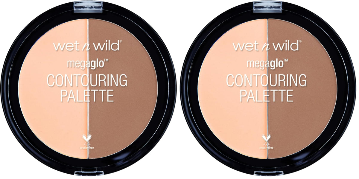 wet n wild MegaGlo Contour Palette, Dulce De Leche | Contouring Powder Face Kit | Flawlessly Sculpted Face