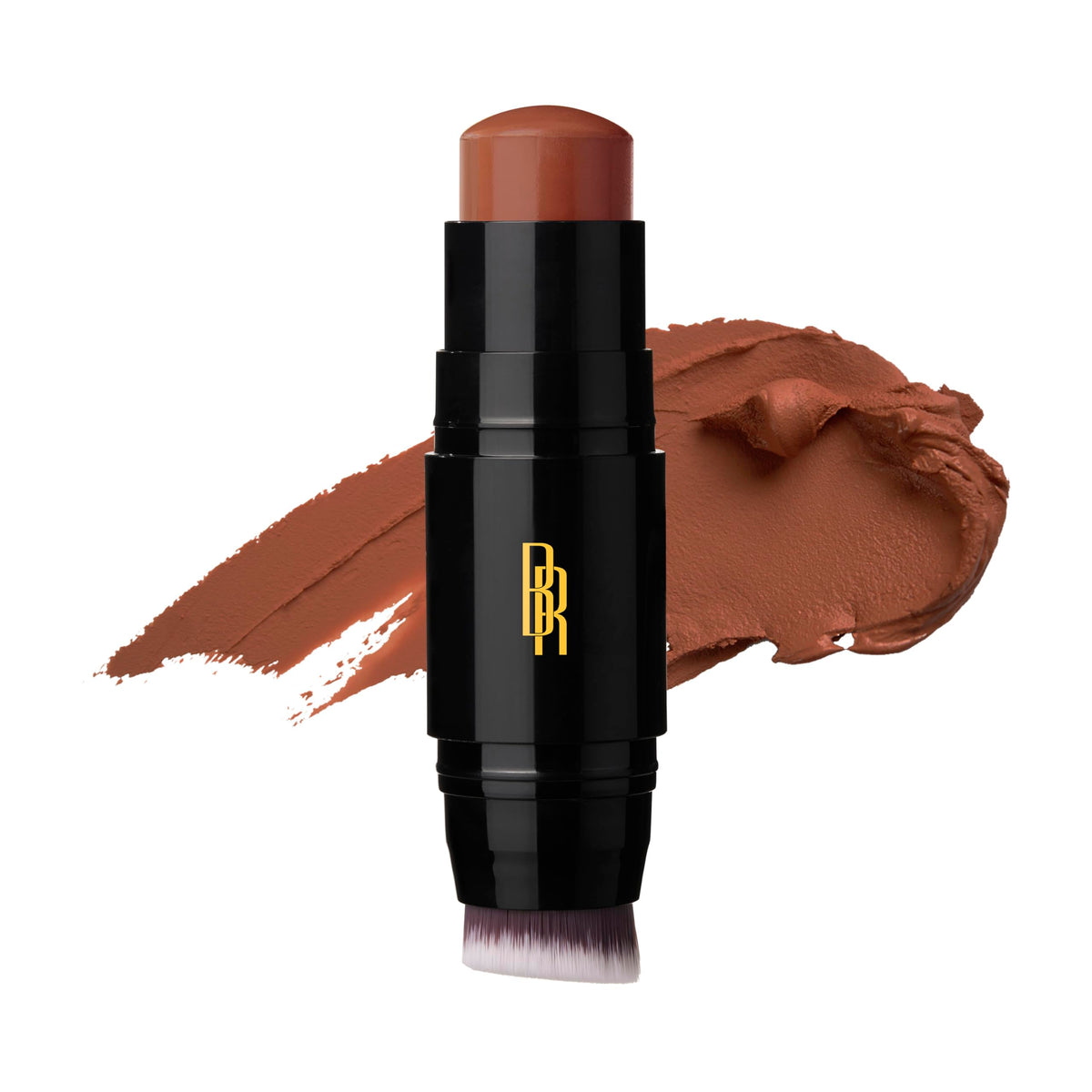 Black Radiance Color Perfect Foundation Stick with Soft Brush Applicator Duo – Buildable, Blendable Versatile Pigment-Rich Formula - Chocolate Dipped