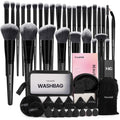 MAANGE Makeup Brush Set 51 PCS Professional Makeup Brushes Soft Foundation Powder Eyeliner Eye Shadow Makeup Brushes Set Travel Make up Brush Kit (Champagne)