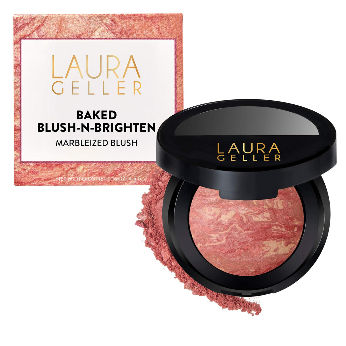 LAURA GELLER Baked Blush-n-Brighten Powder Blush, Buildable - Ethereal Rose