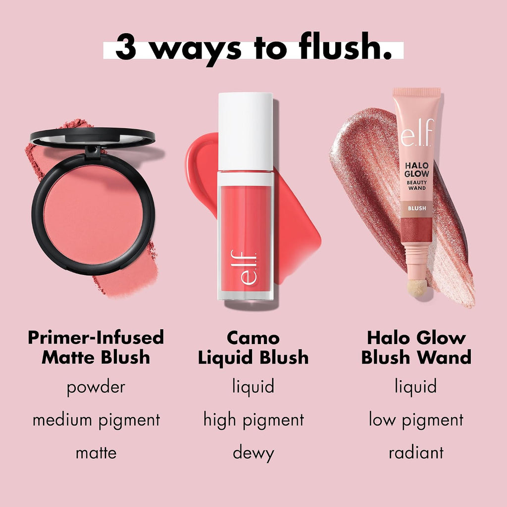 e.l.f. Primer-Infused Matte Blush, Always Crushing