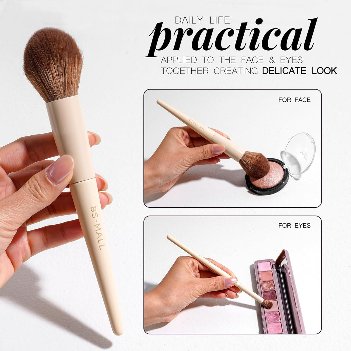 Professional Makeup Brush Set with Travel Case 18 Pcs for Makeup Artists