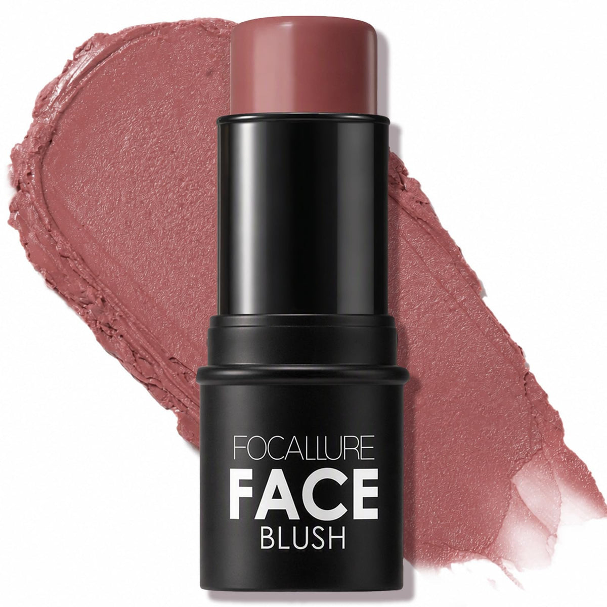 FOCALLURE Cream Blush Makeup,Buildable Blush Stick for Cheeks,Matte and Dewy Finish,Long Wearing,Easy Application,Lightweight Multi Stick,DUSTY ORCHID