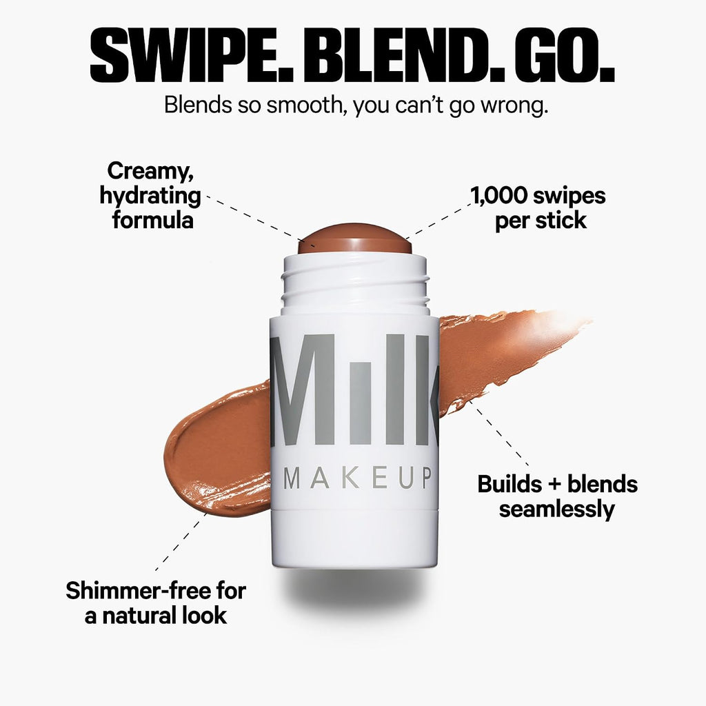 Milk Makeup Creamy Matte Bronzer Multi-Use Stick – Buildable + Blendable