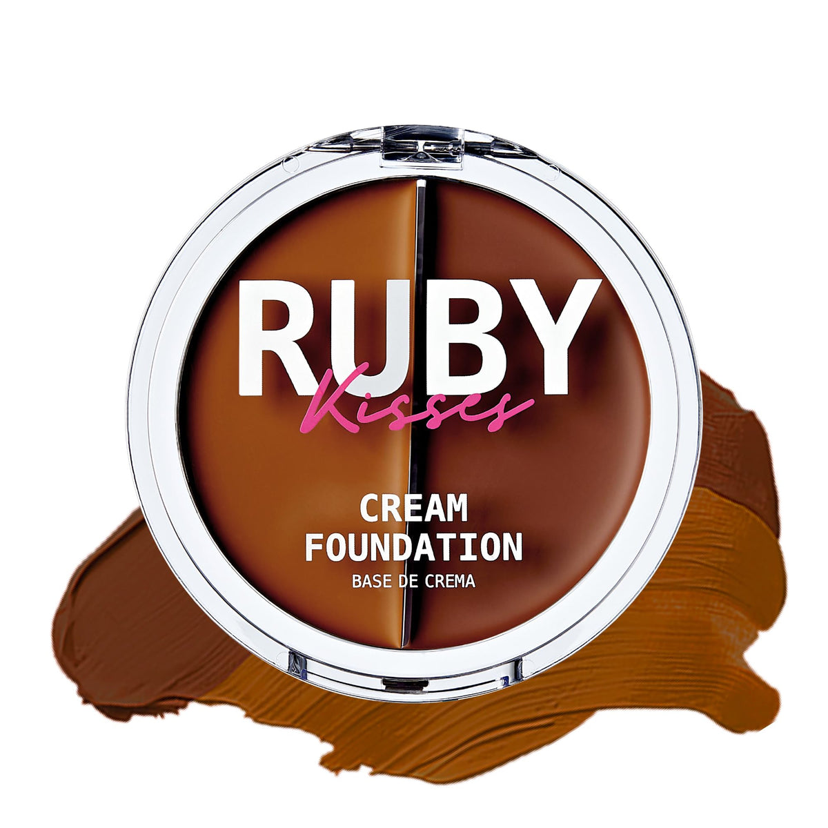 Ruby Kisses 3D Face Creator Cream Foundation & Concealer, 12 Hours Long Lasting, Medium to Full Coverage, Non-Greasy, Ideal for Makeup & Contour Palette (Level 16)