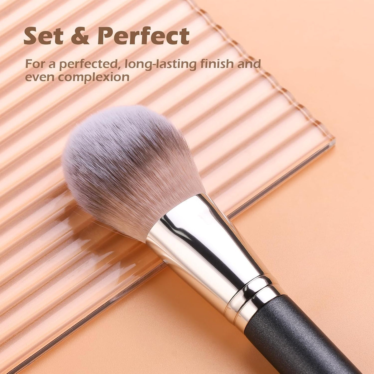 TEOYALL 5Pcs Makeup Brush Set-Foundation Concealer Contour Blush Powder