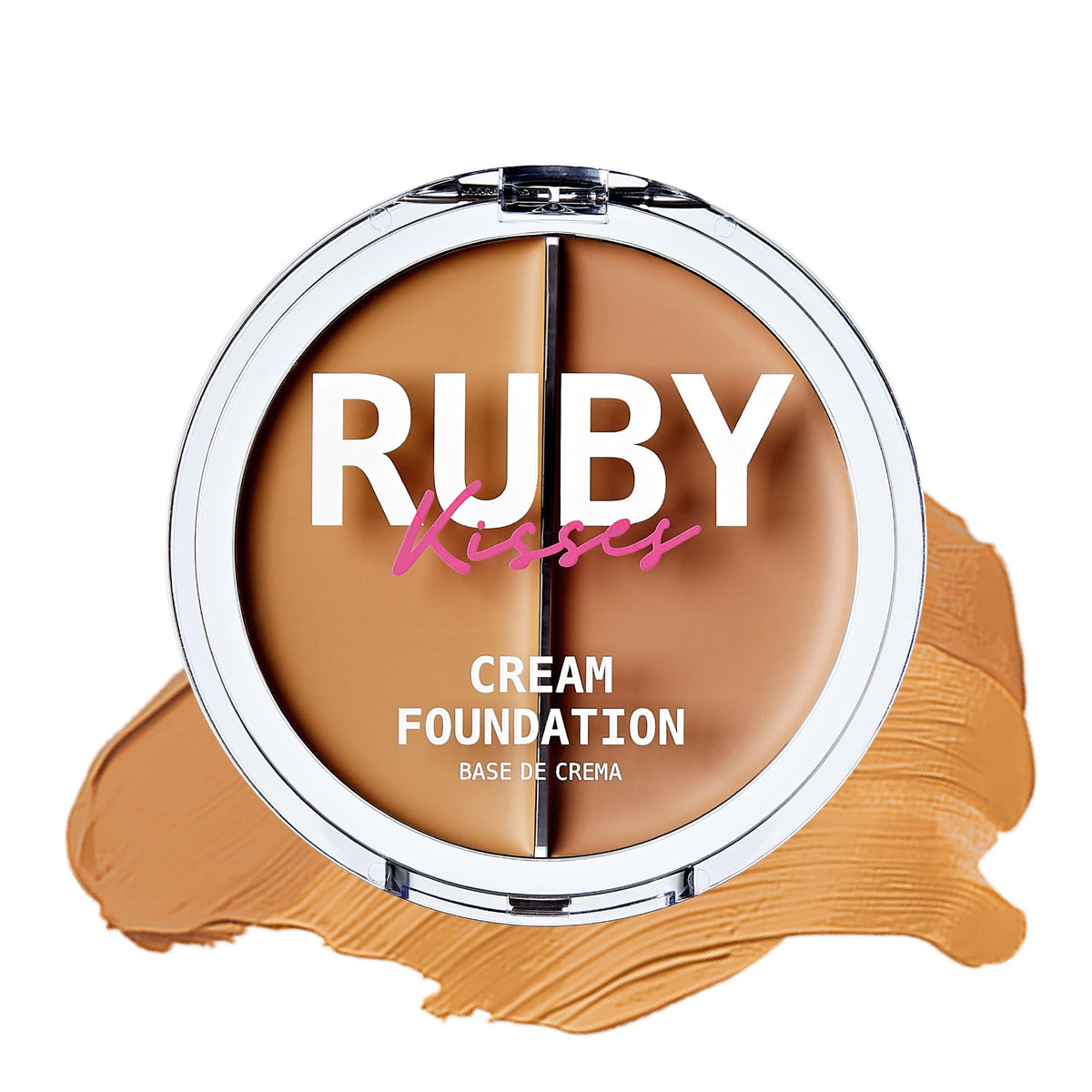 Ruby Kisses 3D Face Creator Cream Foundation & Concealer, 12 Hours Long Lasting, Medium to Full Coverage, Non-Greasy, Ideal for Makeup & Contour Palette (Level 16)