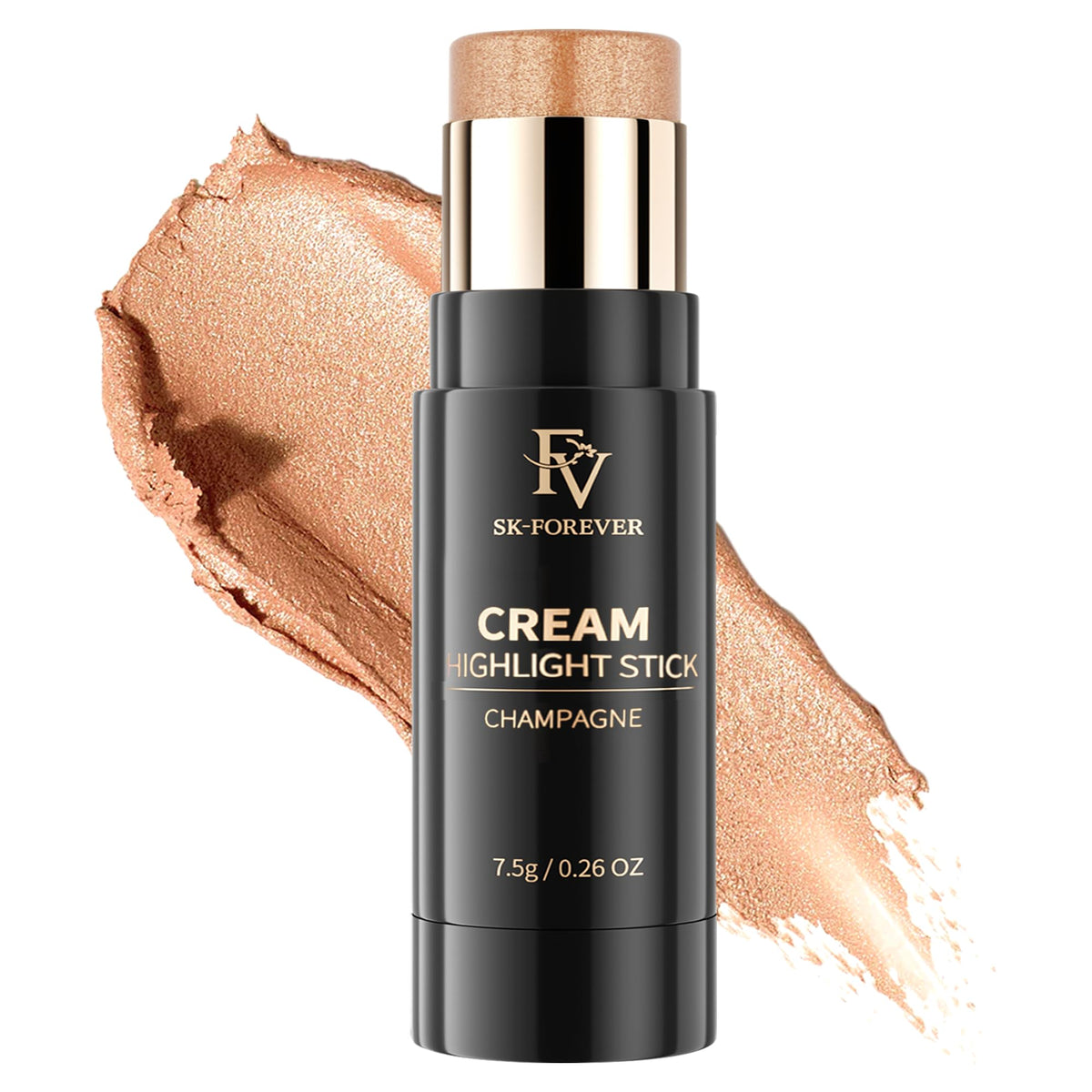 FV Cool Toned Contour Stick, Creamy & Blendable Formula, Highly Pigmented, Long-Lasting for a Natural, Waterproof Finish, Face Sculpting Makeup for Fair/Light Skin, Beginner Friendly, 01 Amber