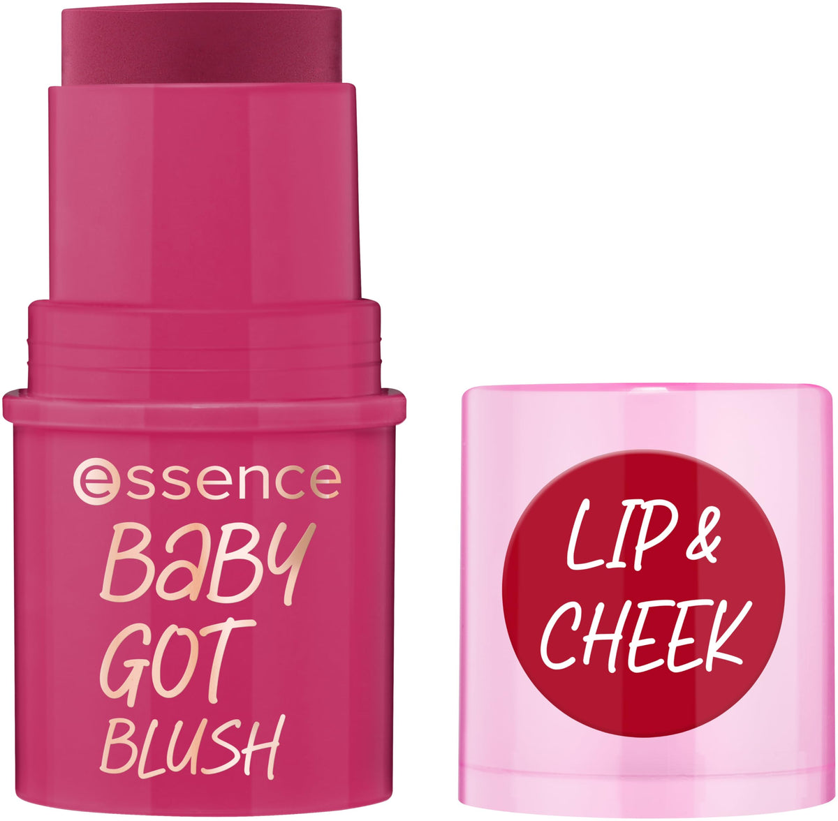 essence Baby Got Blush, Buildable Cream Makeup Stick (10 Tickle Me Pink)