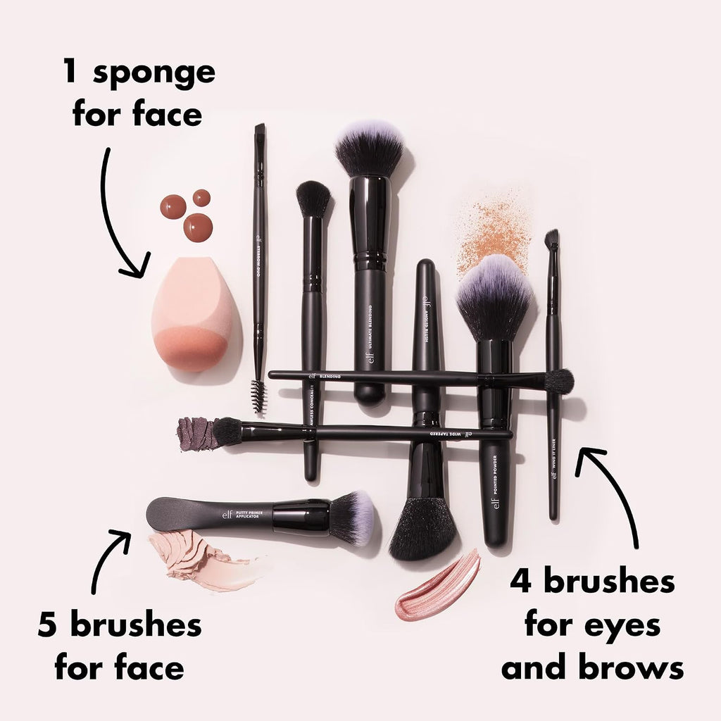 e.l.f. Ten Out Of Ten Brush Set