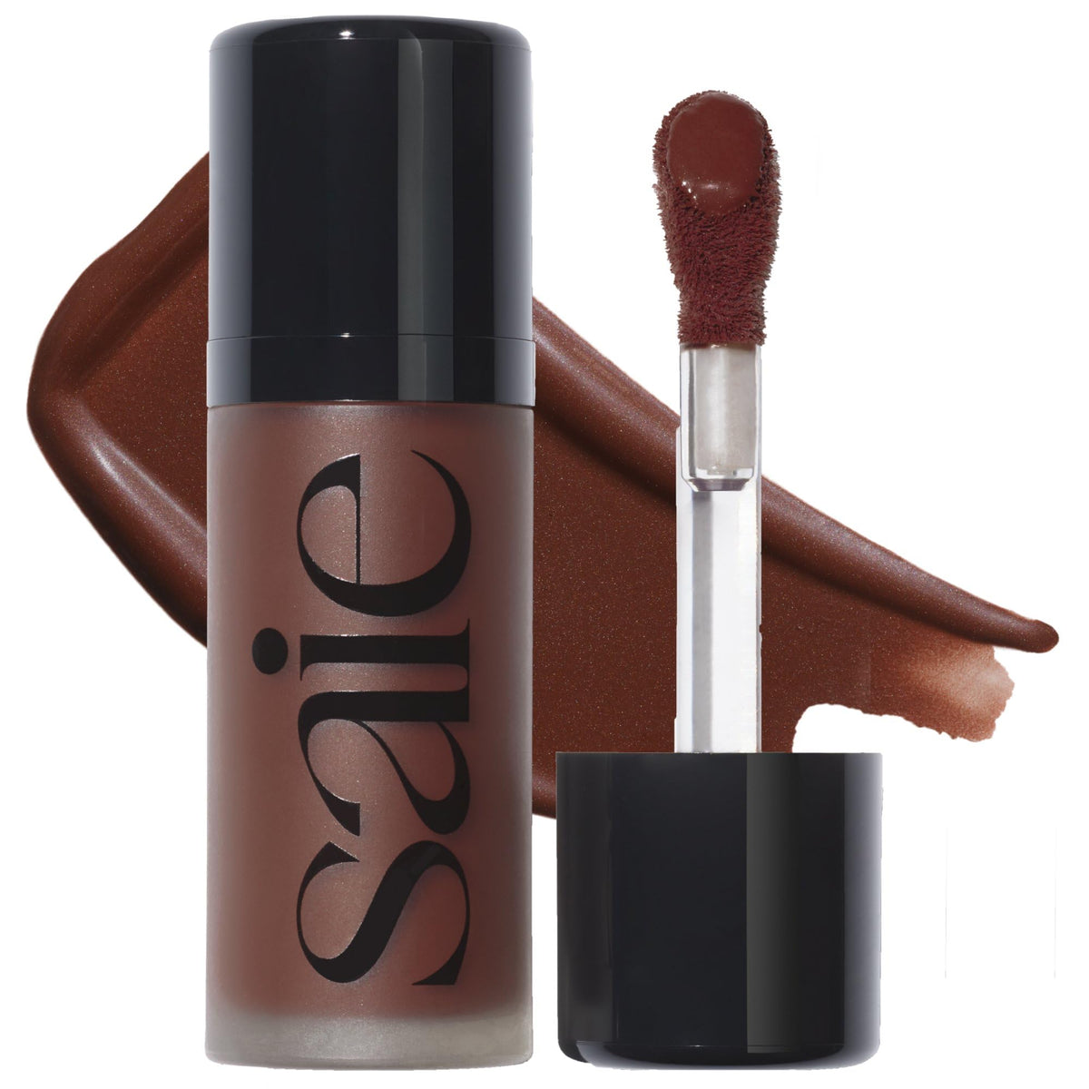 Saie Dew Bronze Hydrating Liquid Bronzer Stick, Sand (0.4 oz)