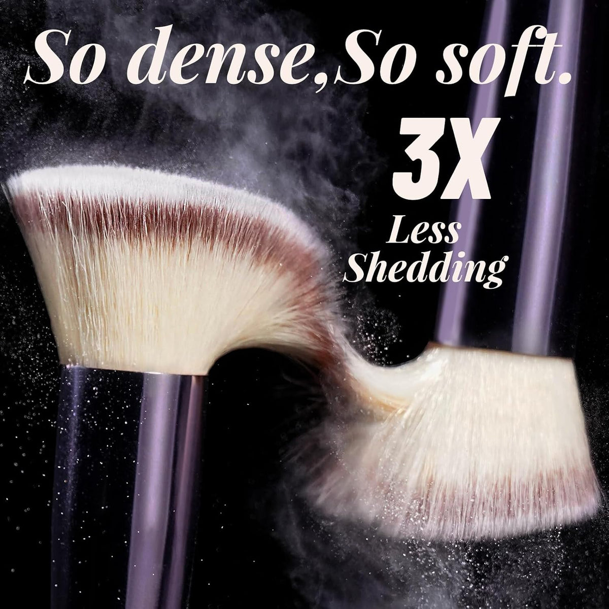 BS-MALL Makeup Brush Set 18 Pcs Professional Foundation Powder Concealers Eyeshadow Blush Synthetic Makeup Brushes with Labeled instruction Black Case Upgraded Version