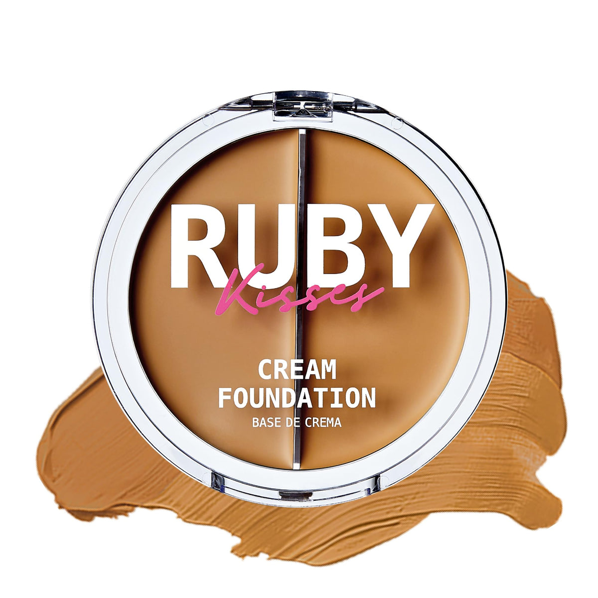 Ruby Kisses 3D Face Creator Cream Foundation & Concealer, 12 Hours Long Lasting, Medium to Full Coverage, Non-Greasy, Ideal for Makeup & Contour Palette (Level 16)