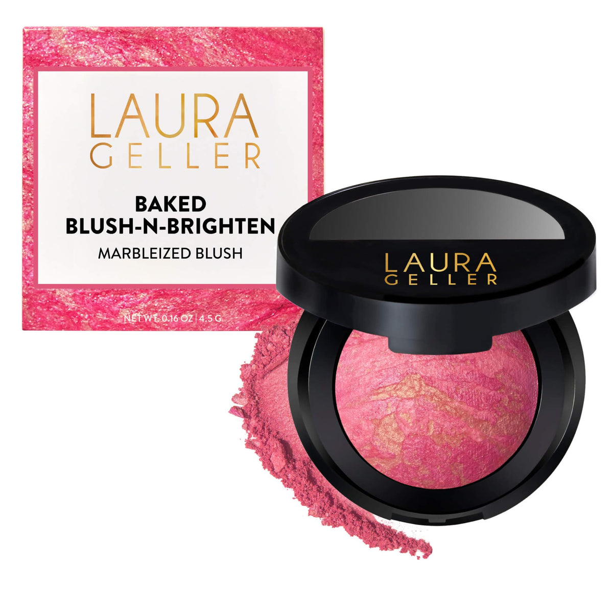 LAURA GELLER Baked Blush-n-Brighten Powder Blush, Buildable - Ethereal Rose