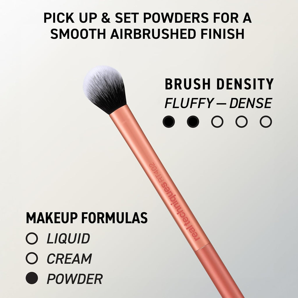 Real Techniques Face Base 4 Piece Makeup Brush Set for Foundation