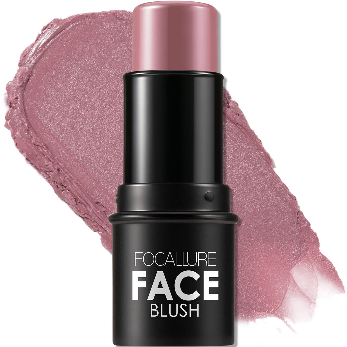 FOCALLURE Cream Blush Makeup,Buildable Blush Stick for Cheeks,Matte and Dewy Finish,Long Wearing,Easy Application,Lightweight Multi Stick,DUSTY ORCHID