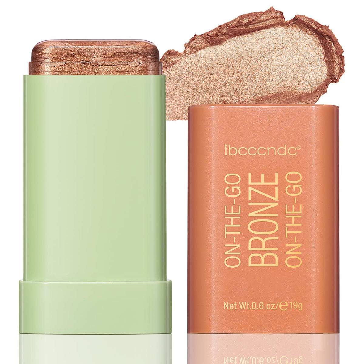 Blush Stick for Cheeks - Cream Makeup Blush Wand, Solid Moisturizer Stick for Cheeks Tint, Natural Blendable Waterproof Korean Matte Long-Lasting Smooth Blushes (#02 Hot Red)