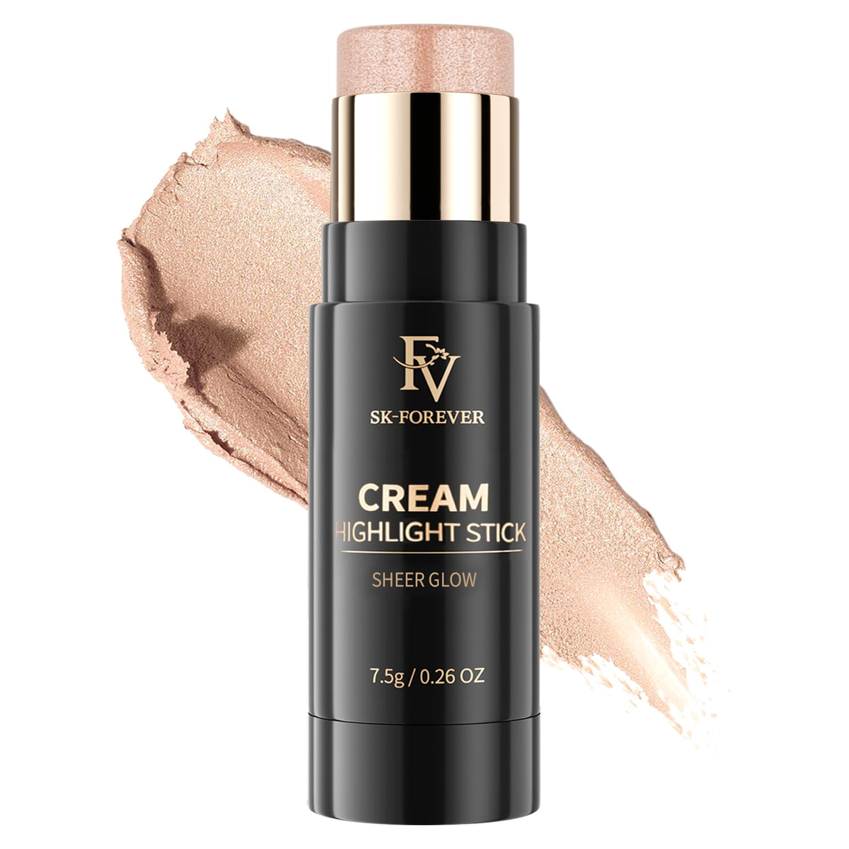 FV Cool Toned Contour Stick, Creamy & Blendable Formula, Highly Pigmented, Long-Lasting for a Natural, Waterproof Finish, Face Sculpting Makeup for Fair/Light Skin, Beginner Friendly, 01 Amber