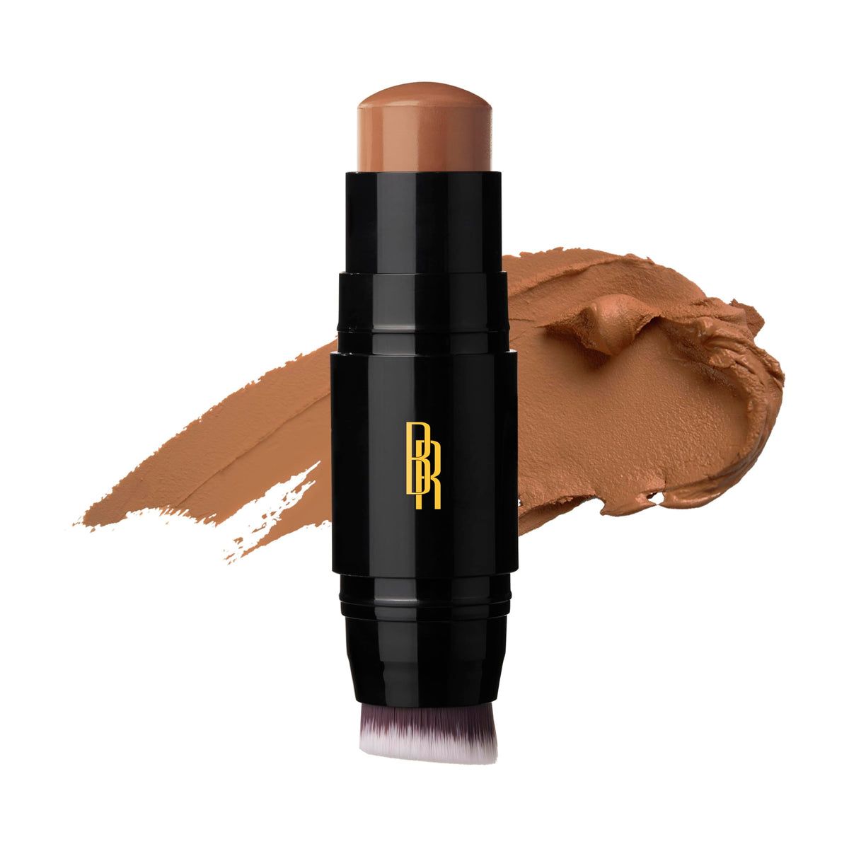 Black Radiance Color Perfect Foundation Stick with Soft Brush Applicator Duo – Buildable, Blendable Versatile Pigment-Rich Formula - Chocolate Dipped