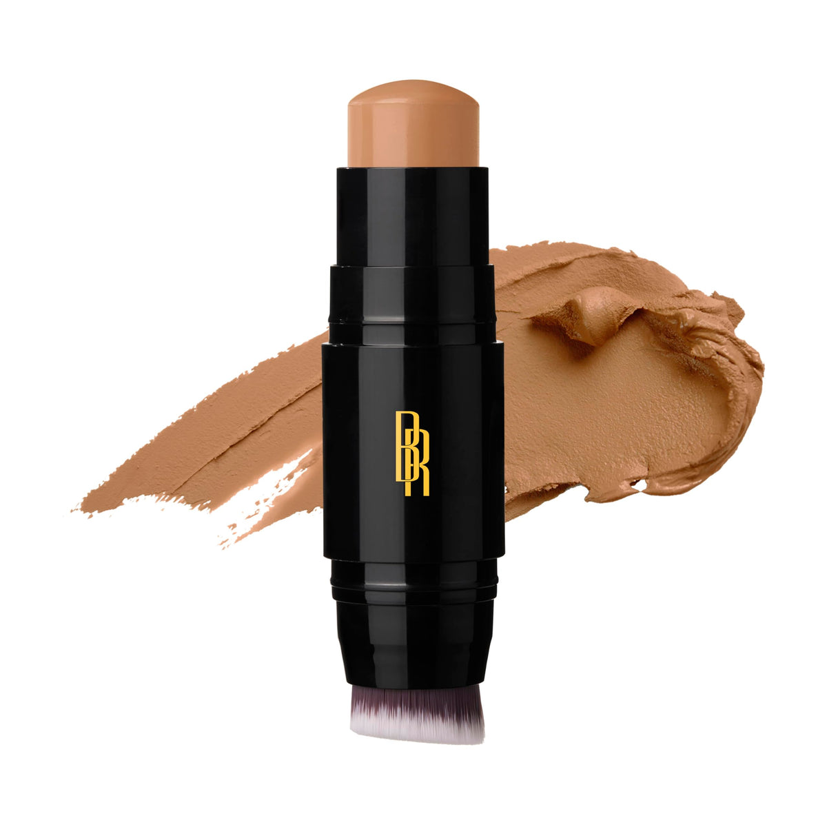 Black Radiance Color Perfect Foundation Stick with Soft Brush Applicator Duo – Buildable, Blendable Versatile Pigment-Rich Formula - Chocolate Dipped