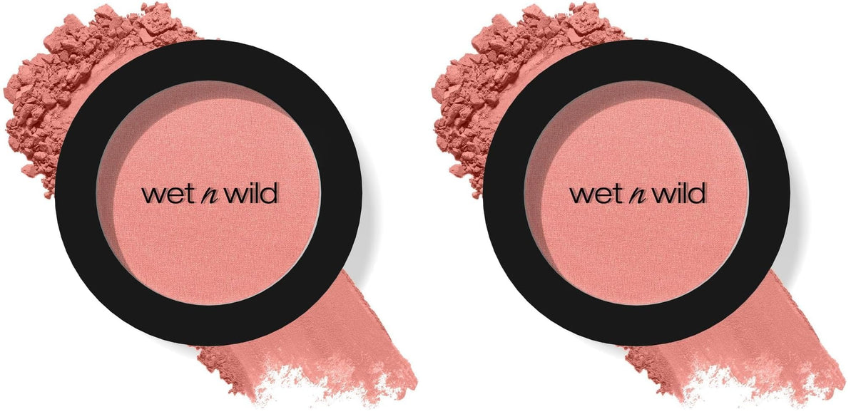 wet n wild Color Icon Blush, Effortless Matte Natural Sheer Glow & Seamless Blend, Luxuriously Infused Smooth Jojoba Oil, Cruelty-Free & Vegan - Pinch Me Pink