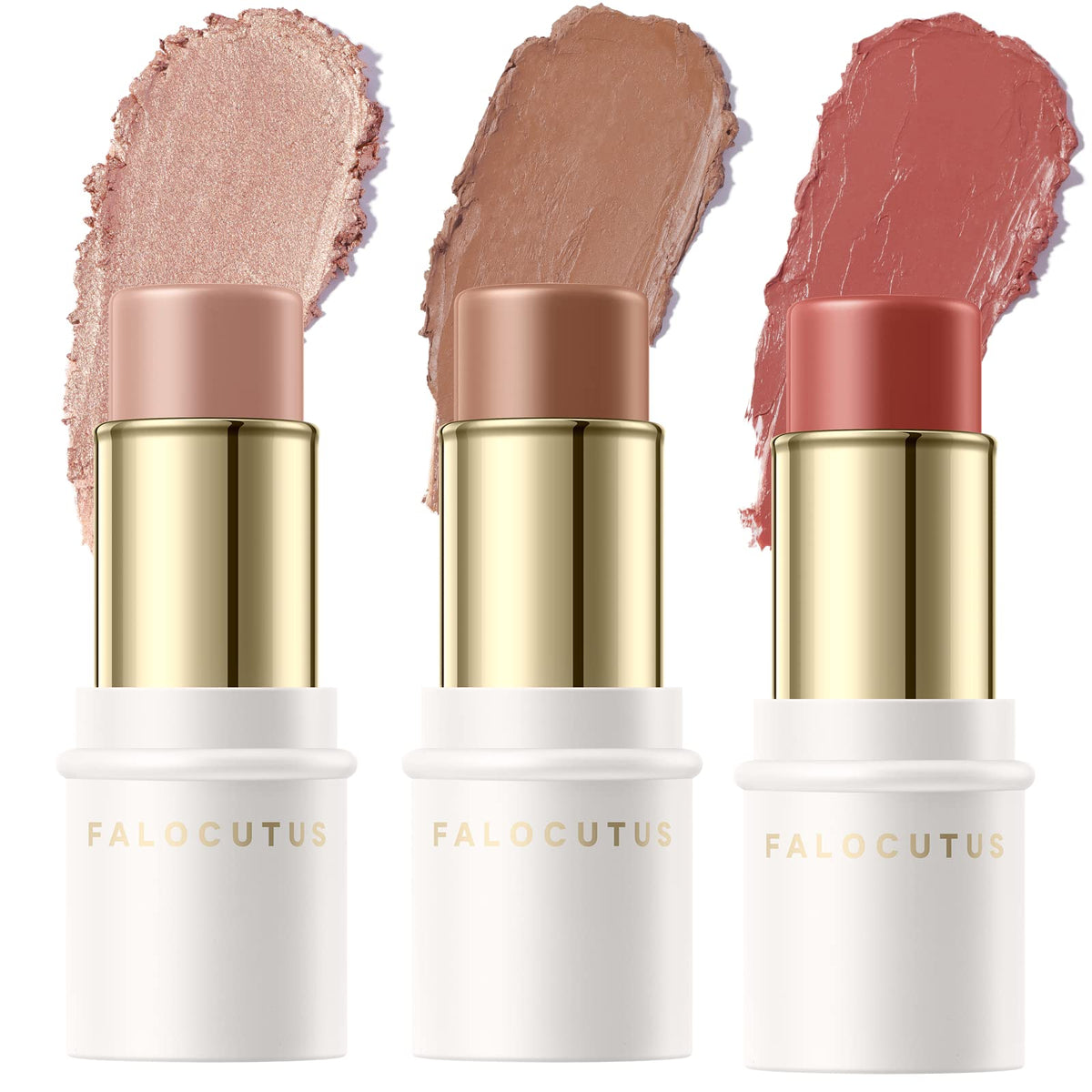 3 Pcs NEUTRAL Contour Stick Set,Professional Makeup Kit for All Skin