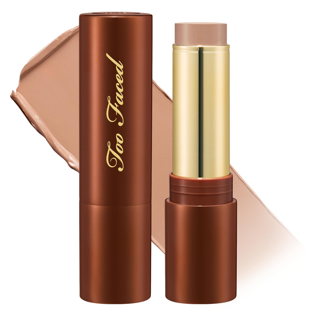 Too Faced Chocolate Soleil Melting Bronzing & Sculpting Stick | Multi-Use, Contour + Cream Bronzer Stick | Lightweight, Satin-Finish with Buildable Coverage, 0.28 Ounce