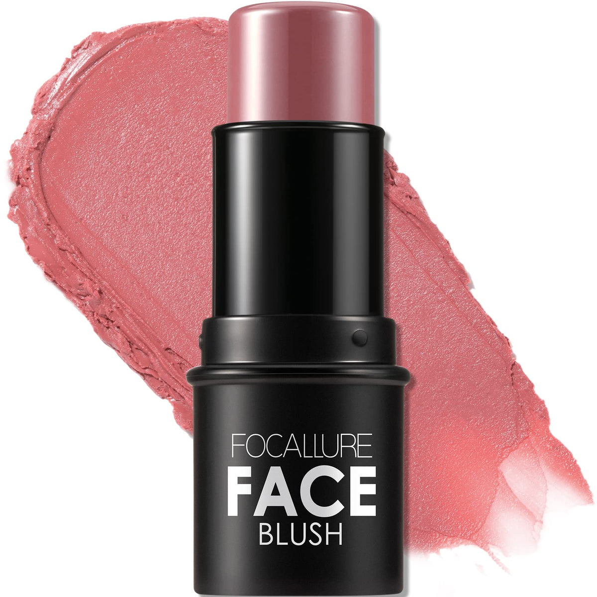 FOCALLURE Cream Blush Makeup,Buildable Blush Stick for Cheeks,Matte and Dewy Finish,Long Wearing,Easy Application,Lightweight Multi Stick,DUSTY ORCHID