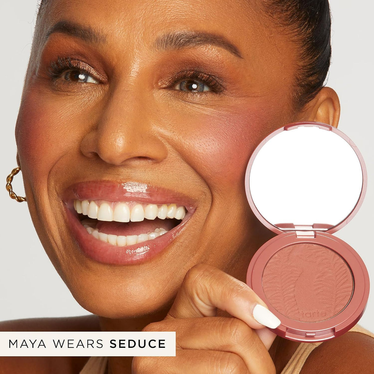 Tarte Amazonian Clay 12-hour Blush – Mineral Pigment Sheer Blush With Vitamin E & Olive Oil for Lightweight Longwear & Buildable Coverage, Vegan & Cruelty Free
