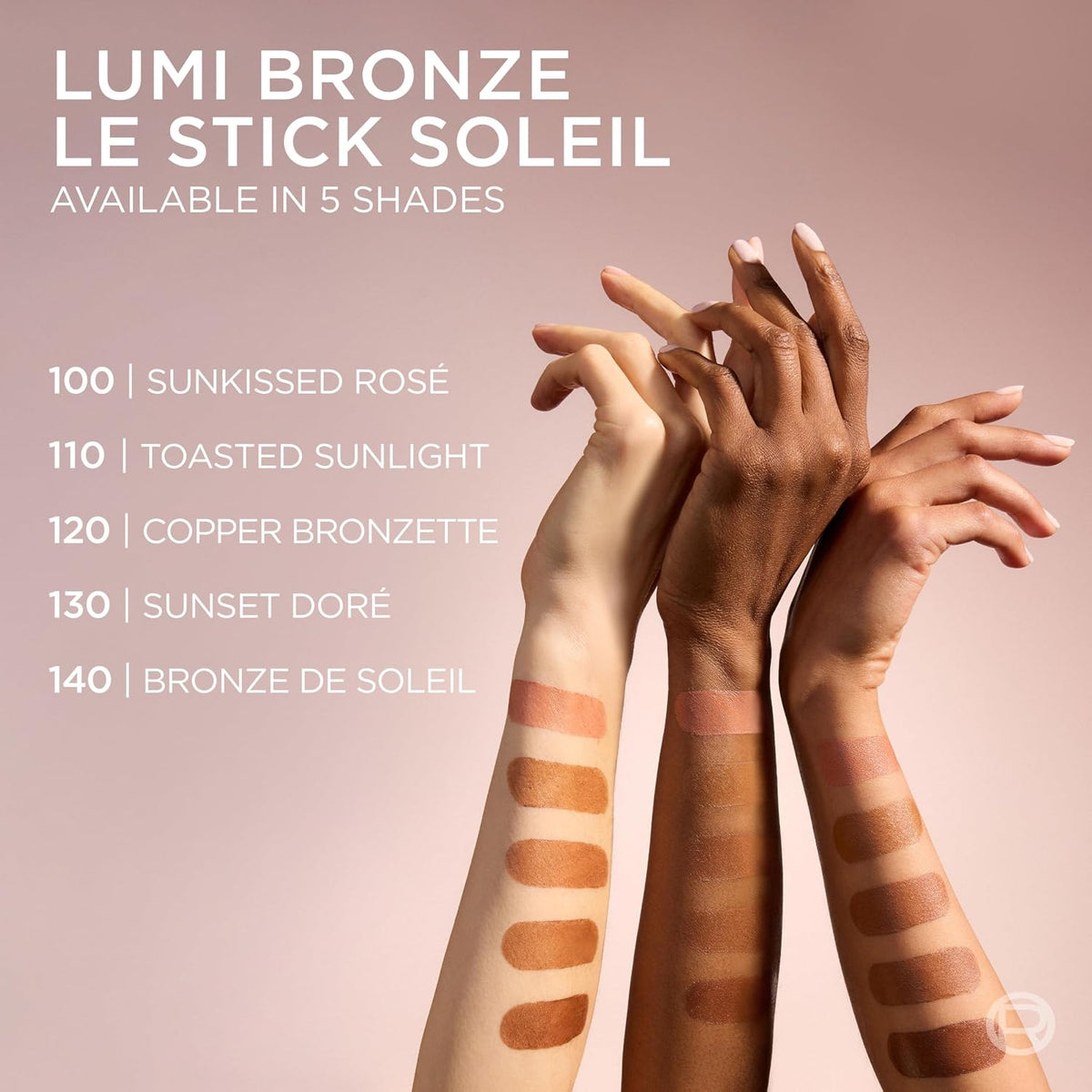 L'Oreal Paris Lumi Bronze Le Stick Soleil Bronzer Stick, Cream-To-Powder Bronzer For A Sunkissed Face Makeup Glow, 110 Toasted Sunlight