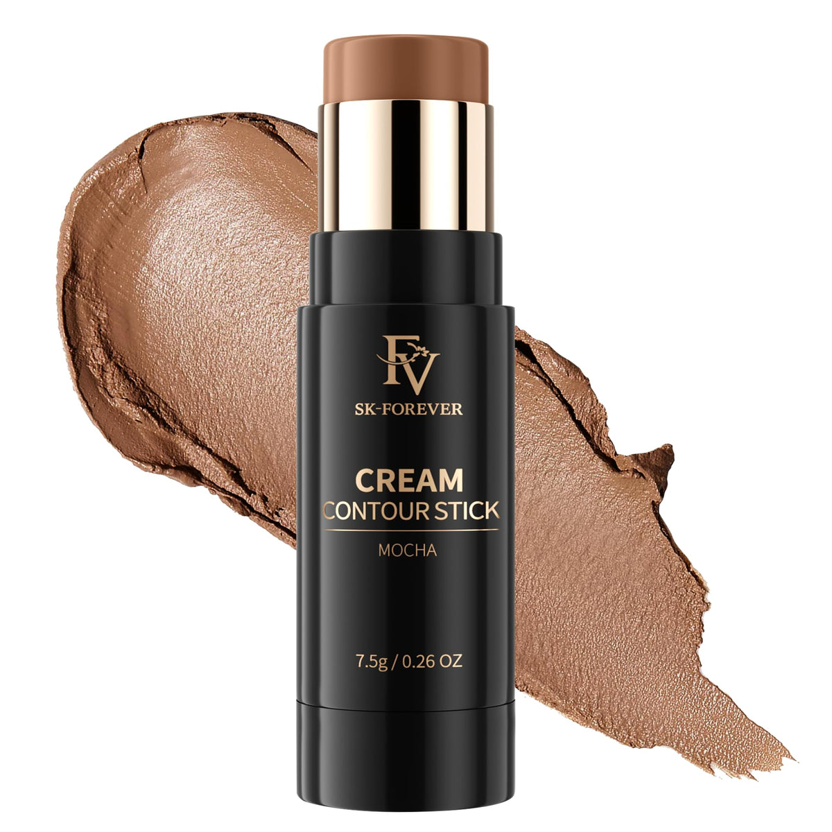 FV Cool Toned Contour Stick, Creamy & Blendable Formula, Highly Pigmented, Long-Lasting for a Natural, Waterproof Finish, Face Sculpting Makeup for Fair/Light Skin, Beginner Friendly, 01 Amber