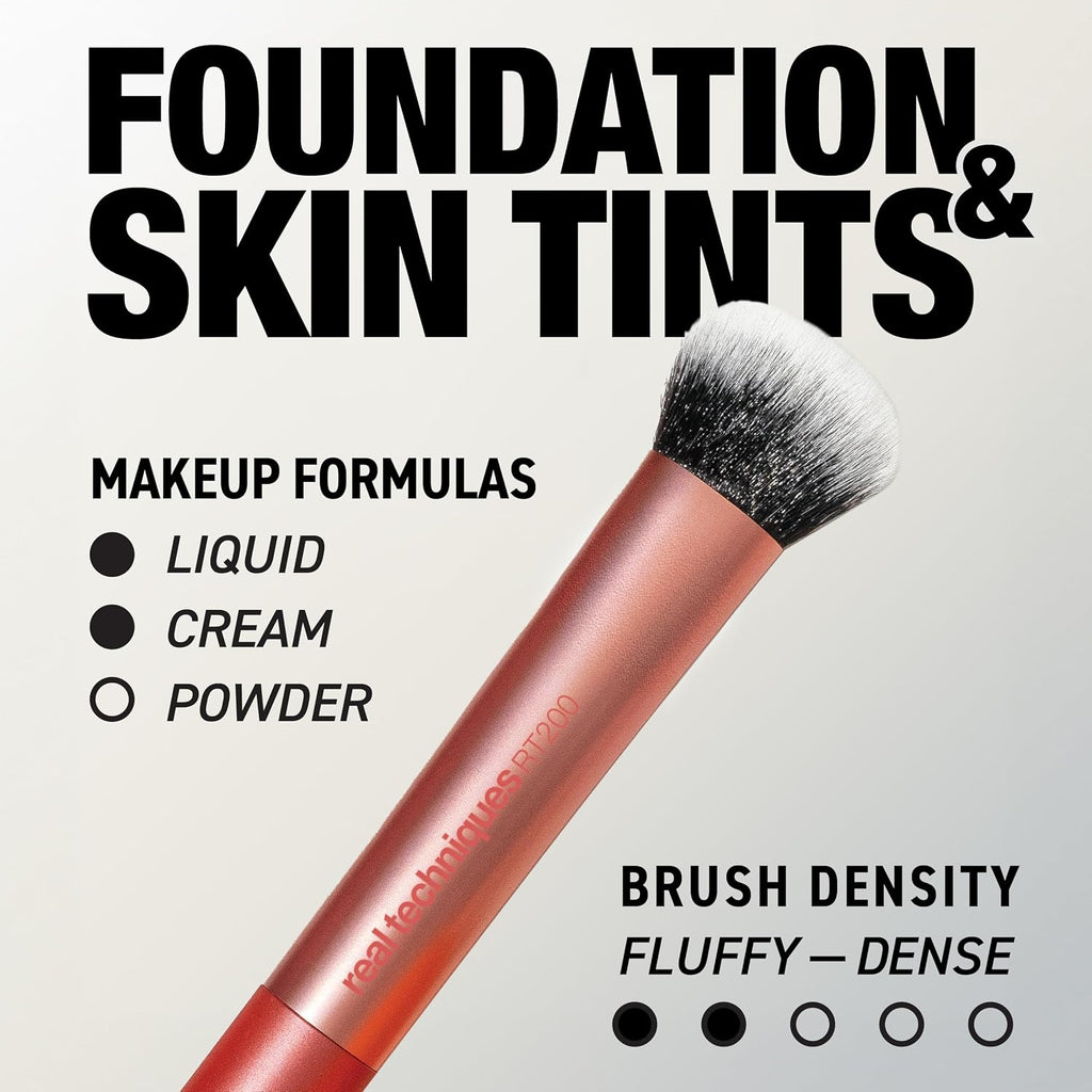 Real Techniques Expert Face Brush for Foundation, Dense Face Makeup Brush