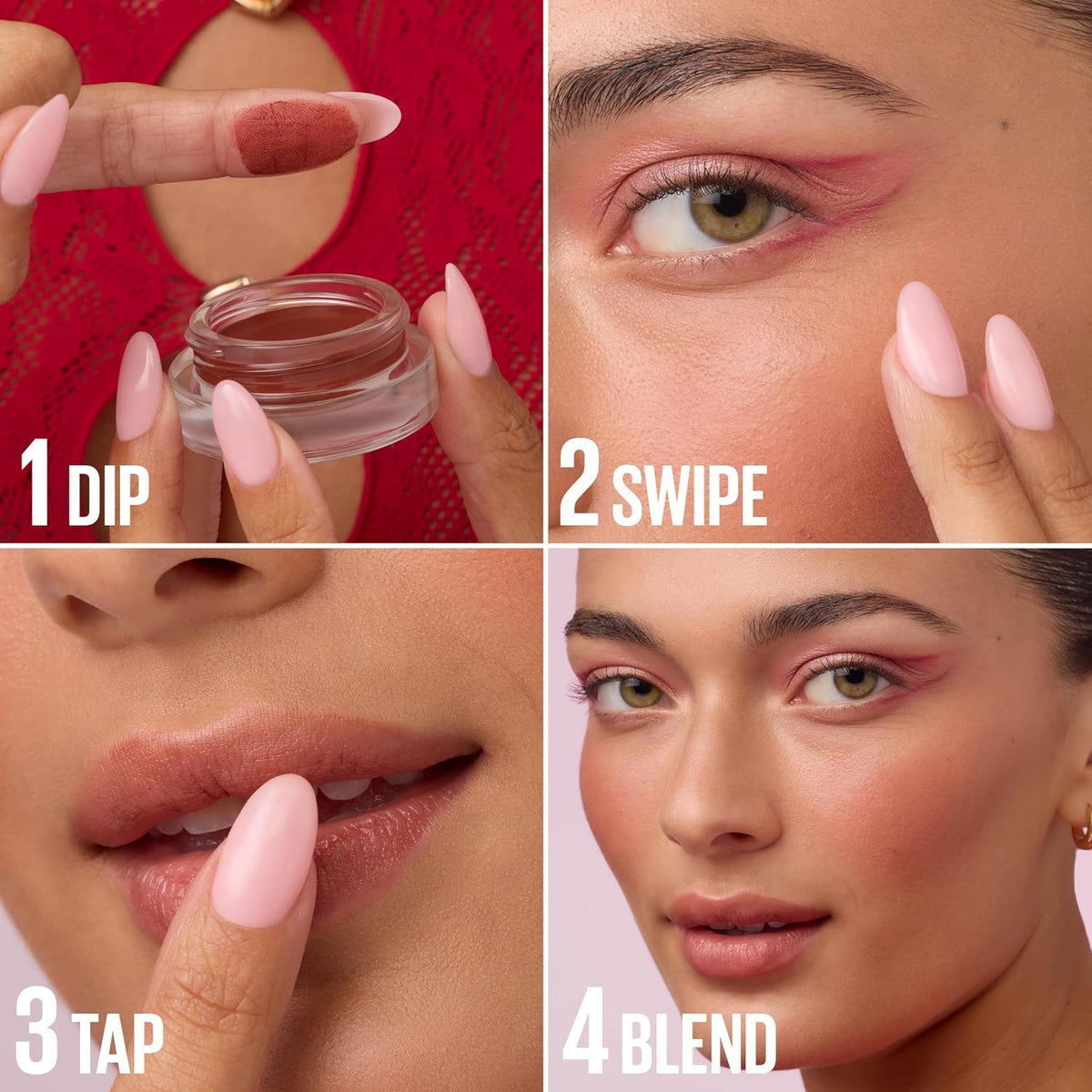 Maybelline Cloudtopia Blush for Cheeks and Lip Mousse, Ultra-Vivid, Pigmented Formula for Up to 14HR of Blush and Lip Makeup Color, Moonlit Rose, 1 Count