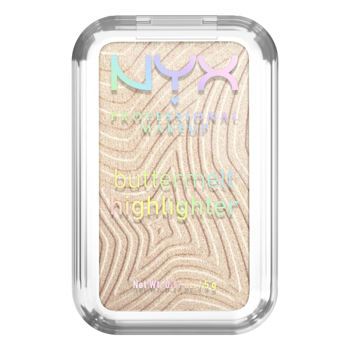 NYX PROFESSIONAL MAKEUP Buttermelt Highlighter, Powder Highlighter Makeup, With Up to 12H Wear and High Impact Glow - 15 U Butta Werk (Frosty Pink)