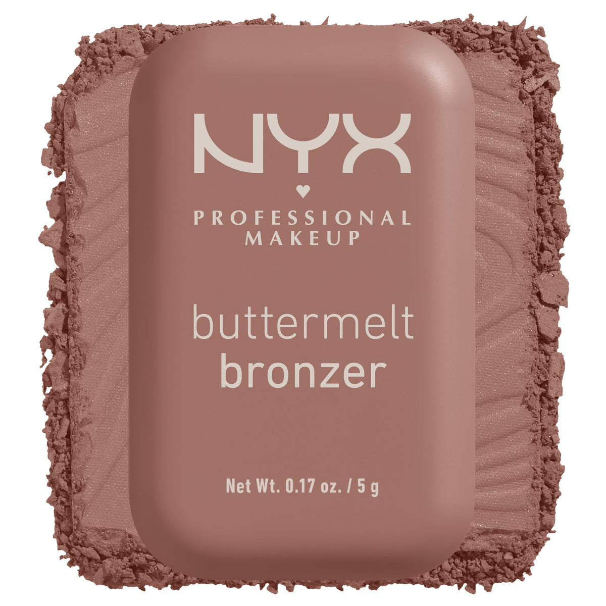 NYX PROFESSIONAL MAKEUP Matte Buttermelt Bronzer, Longwear Face Makeup with Up to 12 Hours of Wear, Vegan Formula - Deserve Butta (Light Medium Cool)