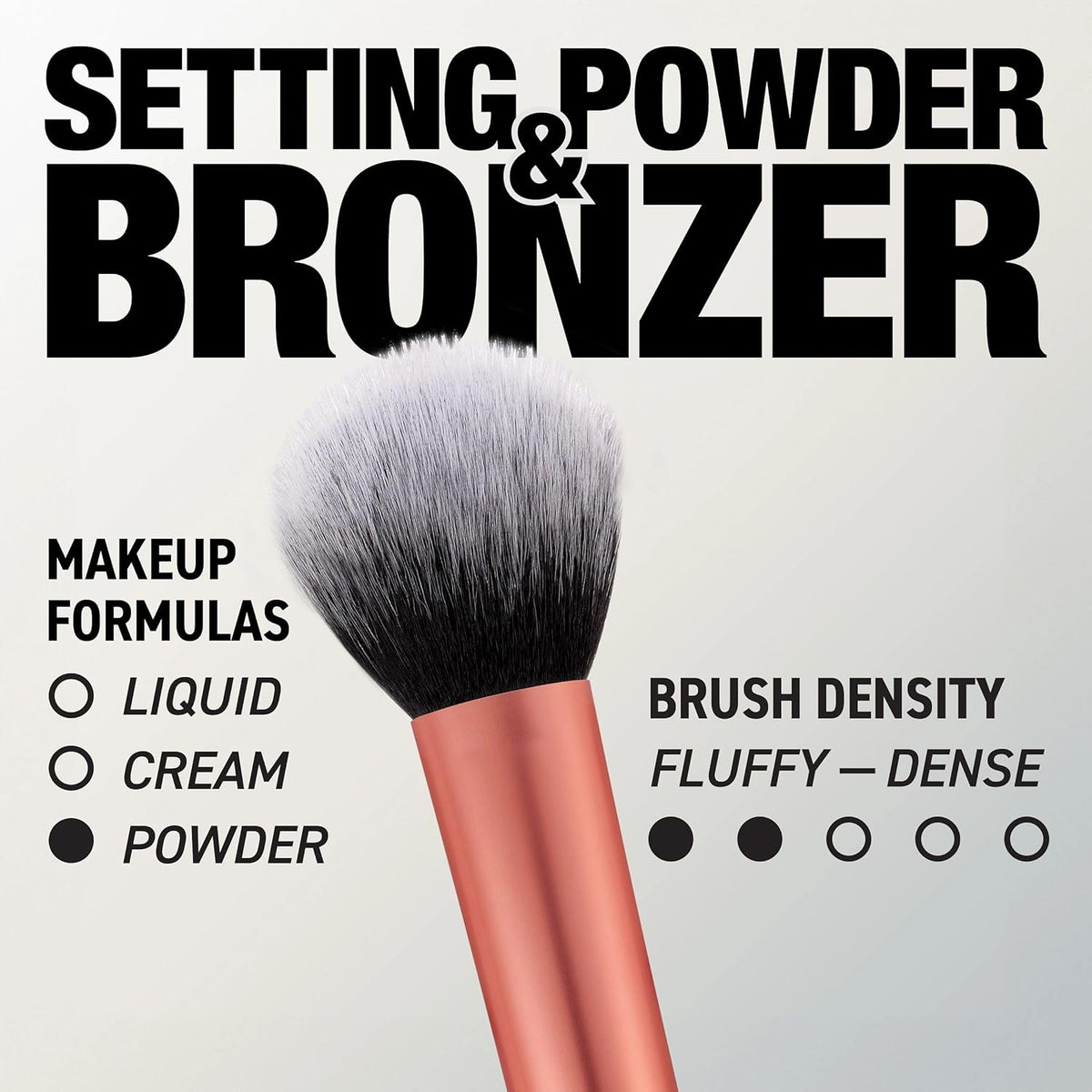 Real Techniques Powder Brush for Bronzer and Setting Powder, 1 Count