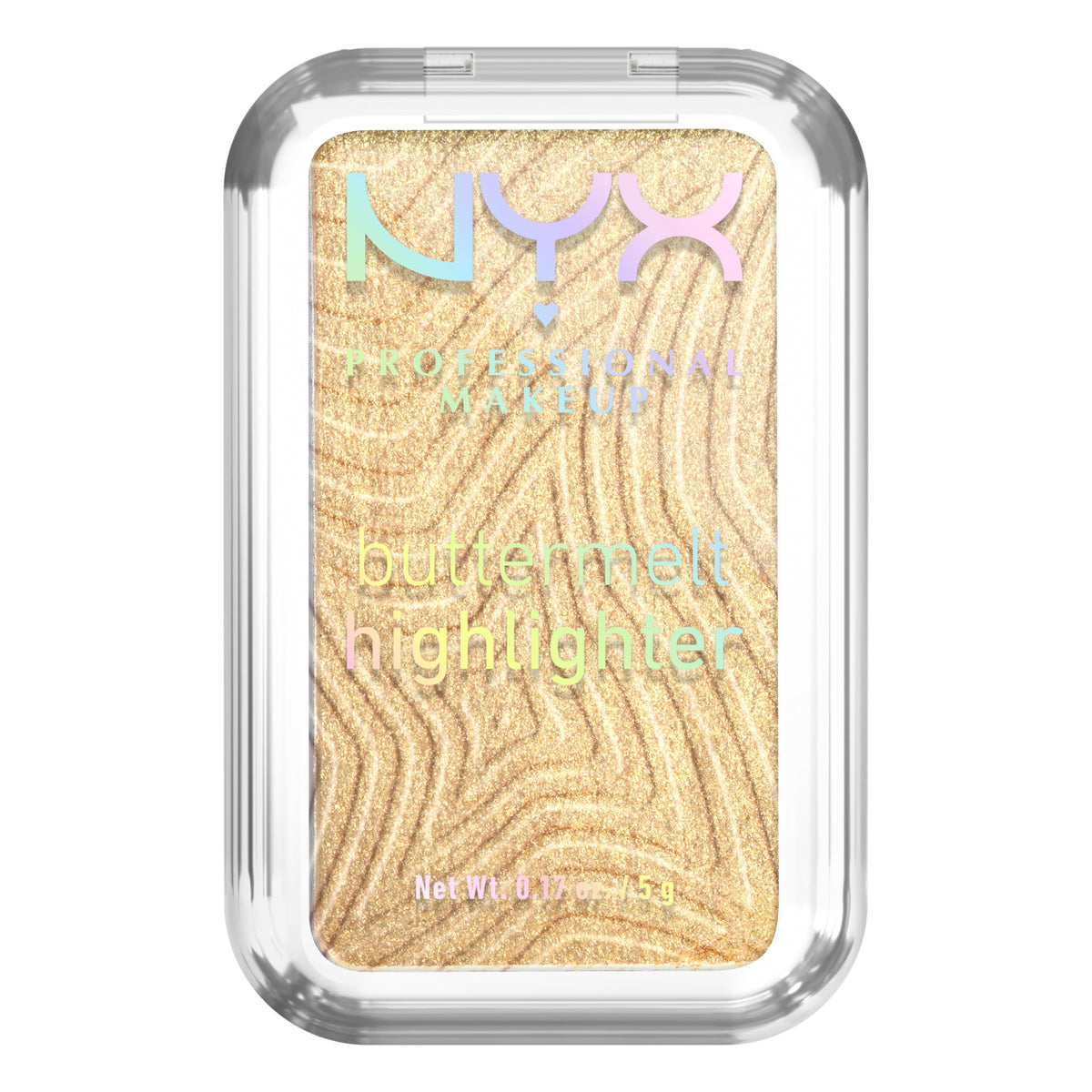 NYX PROFESSIONAL MAKEUP Buttermelt Highlighter, Powder Highlighter Makeup, With Up to 12H Wear and High Impact Glow - 15 U Butta Werk (Frosty Pink)