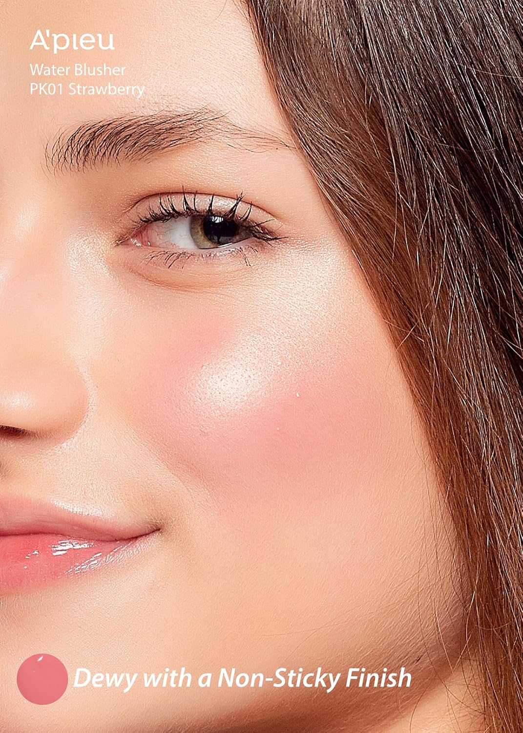 A'PIEU Juicy-Pang Water Blusher for Hydrated Dewy Color, PK01