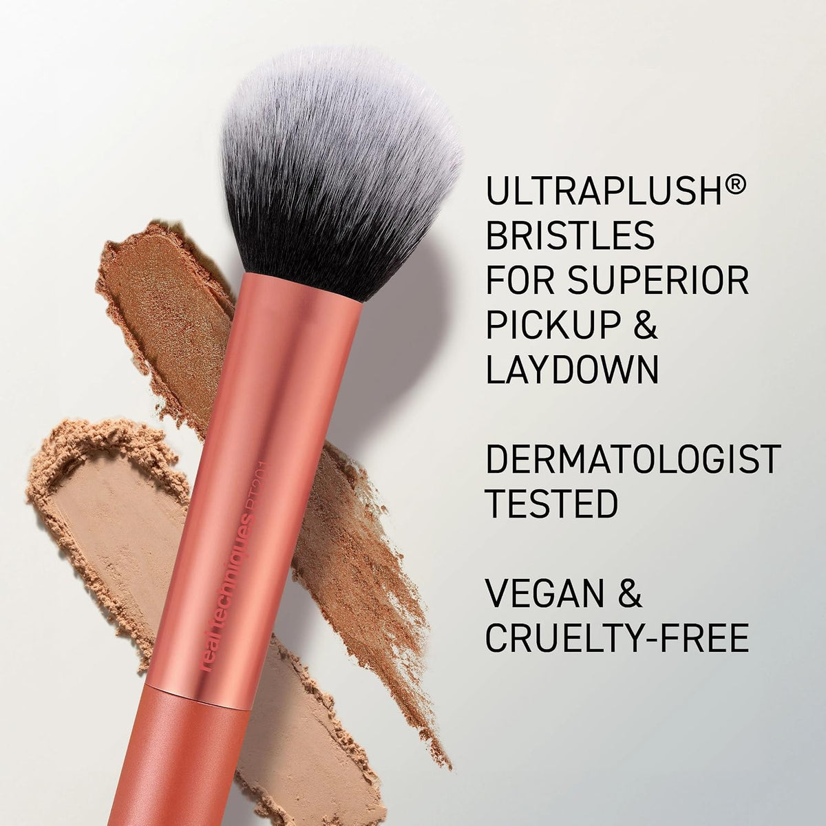 Real Techniques Powder Brush for Bronzer and Setting Powder, 1 Count