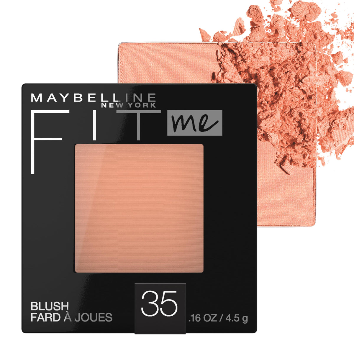 Maybelline Fit Me Blush, Lightweight, Smooth, Blendable, Long-lasting All-Day Face Enhancing Makeup Color, Plum, 1 Count