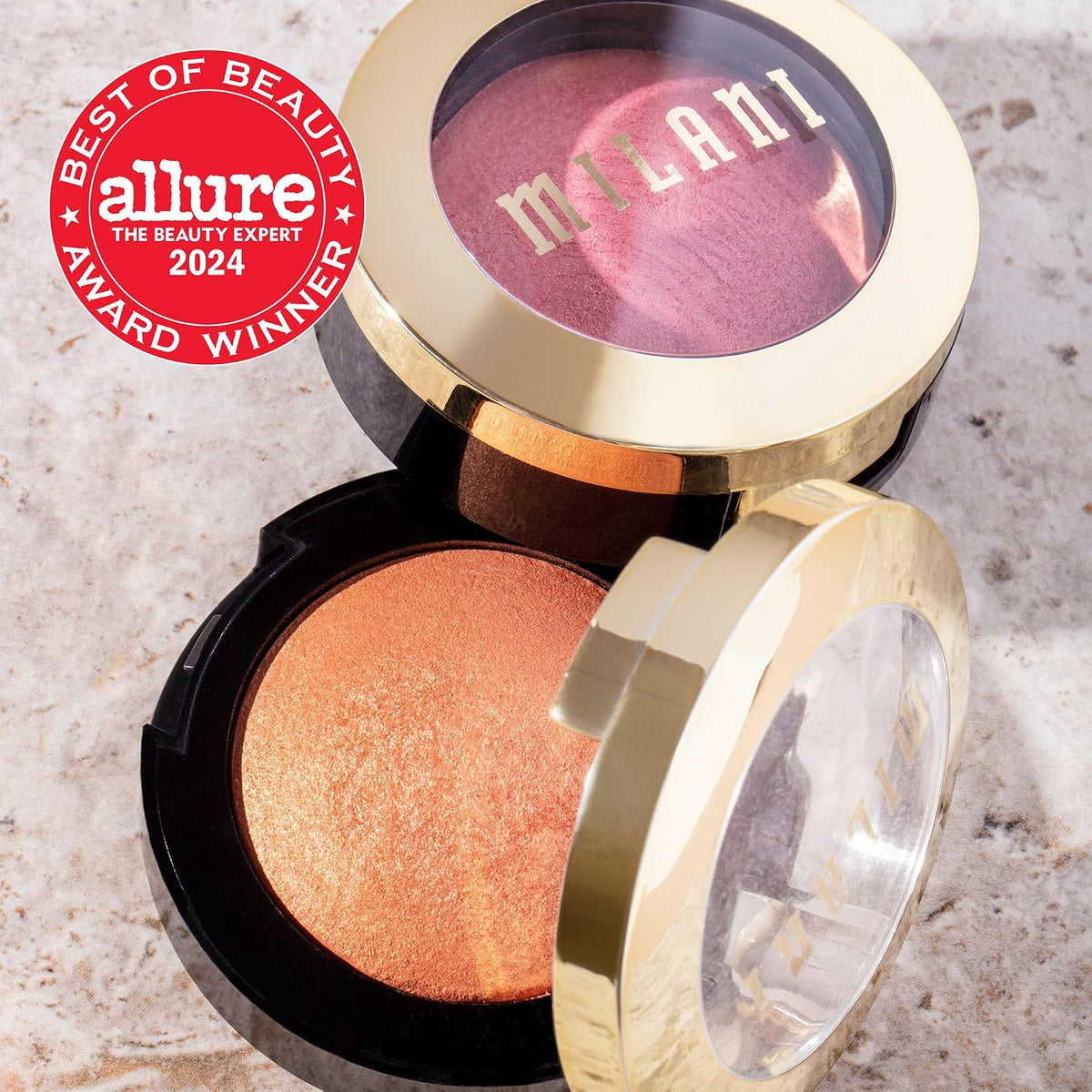 Milani Rose Blush, Powder Blush for Cheeks - Natural Matte - Wild Rose