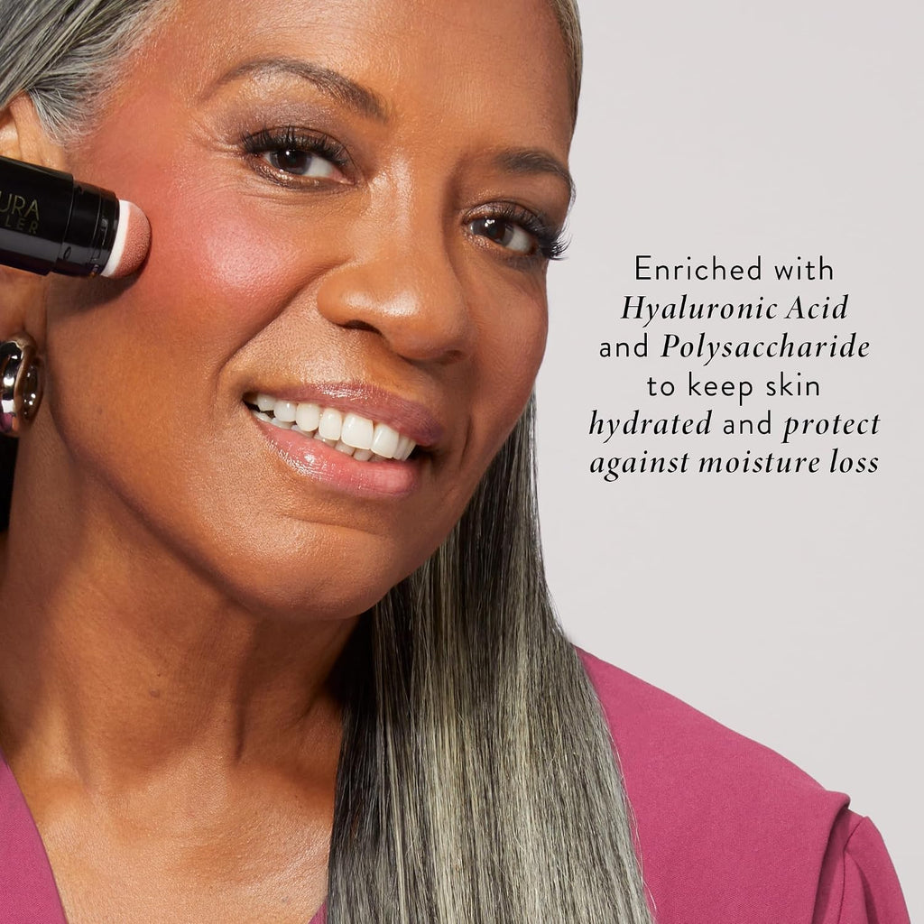 LAURA GELLER Serum Blush Tint- Hydrating Liquid Blush - Practical Pink