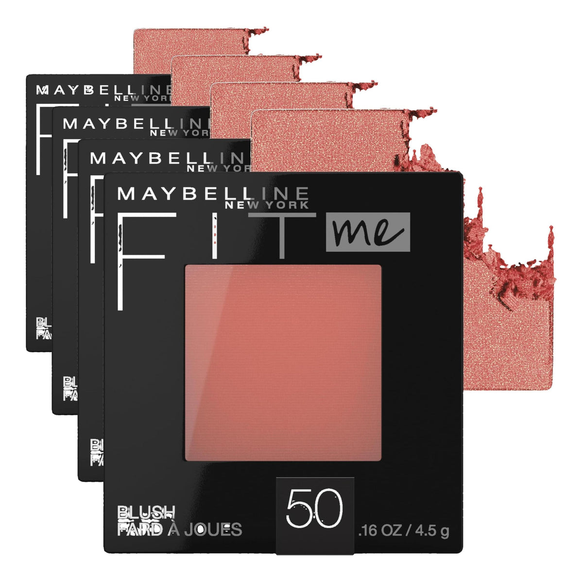 Maybelline Fit Me Blush, Lightweight, Smooth, Blendable, Long-lasting All-Day Face Enhancing Makeup Color, Plum, 1 Count