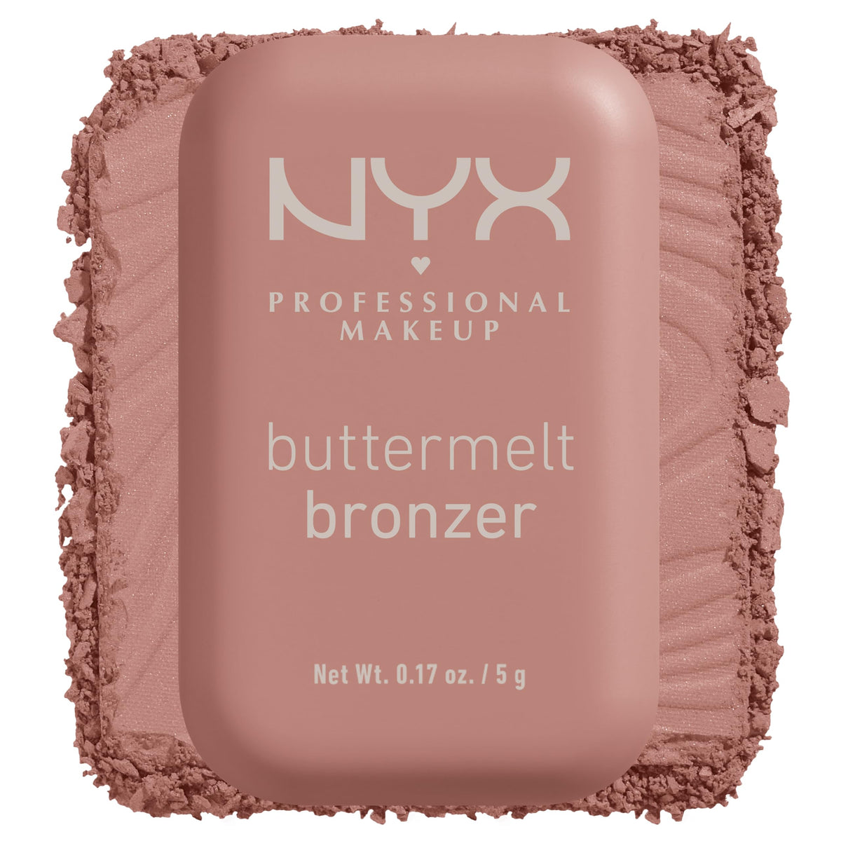 NYX PROFESSIONAL MAKEUP Matte Buttermelt Bronzer, Longwear Face Makeup with Up to 12 Hours of Wear, Vegan Formula - Deserve Butta (Light Medium Cool)