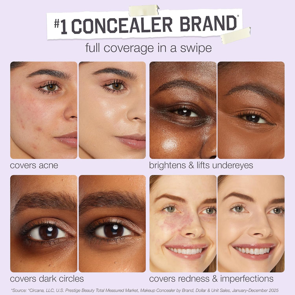 tarte shape tape concealer – Full-Coverage Creaseless Soft Matte Finish, Brightening Under-Eye & Face Makeup, 16hr Longwear, Vegan & Cruelty-Free