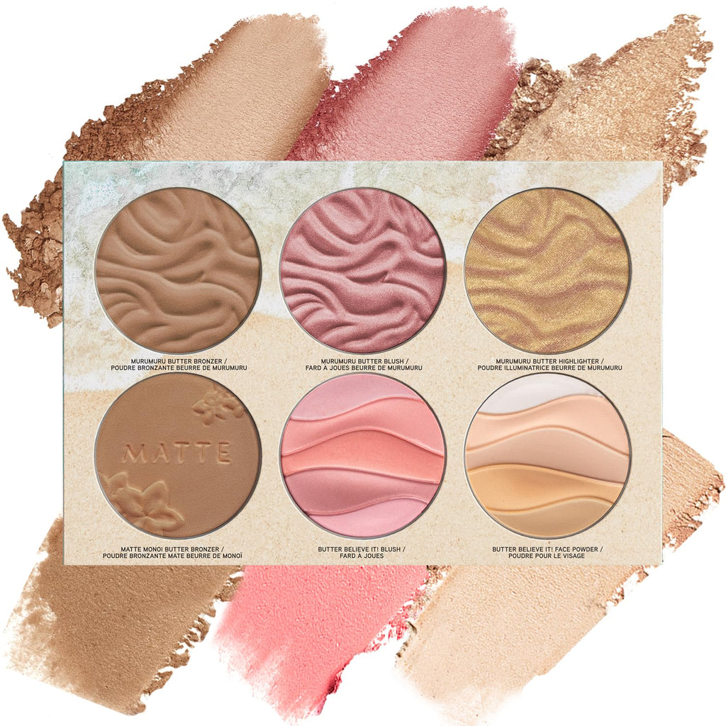 Physicians Formula Bronze Booster Highlight & Contour Palette with Brush, Blendable & Buildable Finish - Matte Sculpting